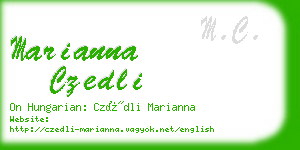 marianna czedli business card
